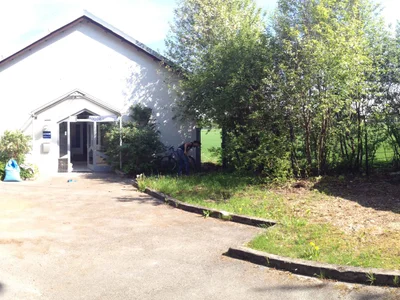 Außenbereich 1 - Empfangsbereich Tagungsraum